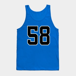 Number 58 Tank Top